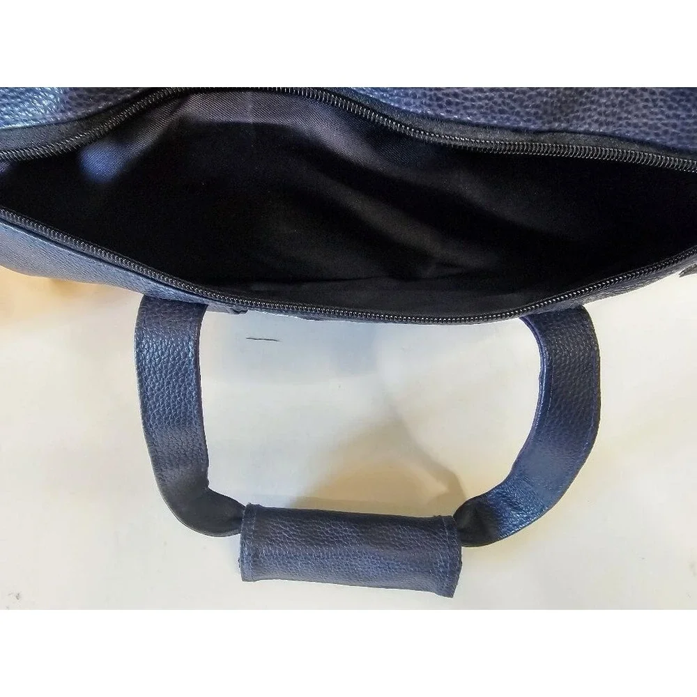 Vintage‎ Carnival Cruise TRIUMPH Inaugural Season 2000 Navy Faux Lthr Laptop Bag